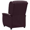 vidaXL Fauteuil de massage Violet Tissu