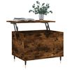 vidaXL Table basse Ch&ecirc;ne fum&eacute; 60x44,5x45 cm Bois d'ing&eacute;nierie