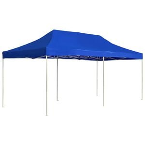 vidaXL Tente de r&eacute;ception pliable Aluminium 6 x 3 m Bleu