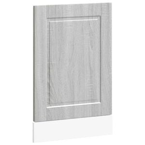 vidaXL Panneau de lave-vaisselle Porto sonoma gris 45x1,5x57 cm