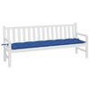 vidaXL Coussin de banc de jardin bleu royal 200x50x7 cm tissu oxford