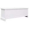 vidaXL Banc d'entrée Blanc 115x30x40 cm Bois
