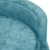 vidaXL Canap&eacute; pour chien Turquoise 69x69x36 cm Peluche