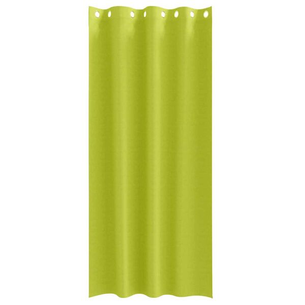 vidaXL Rideaux occultants avec anneaux 2 pcs Vert 245 x 140 cm
