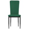 vidaXL Chaises à manger lot de 2 Vert foncé Velours