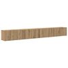 vidaXL Ensemble meuble TV 4 pc Ch&ecirc;ne artisanal Bois d'ing&eacute;nierie