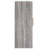vidaXL Armoires murales 2 pcs sonoma gris bois d'ing&eacute;nierie