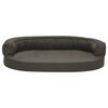 vidaXL Matelas de lit ergonomique pour chien 75x53 cm Aspect de lin