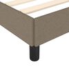 vidaXL Cadre de lit sans matelas taupe 80x200 cm tissu