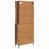 vidaXL Haut Armoire Bois Ancien 69,5 x 32,5 x 180 cm Bois d'ing&eacute;nierie