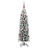 vidaXL Sapin de No&euml;l artificiel Vert 150 cm PVC et acier et plastique