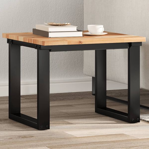 vidaXL Dessus de table carré 50x50x2 cm bois massif d'acacia