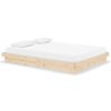 vidaXL Cadre de lit sans matelas bois massif