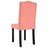 vidaXL Chaises &agrave; manger lot de 6 rose velours