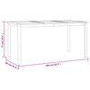 vidaXL Ensemble &agrave; manger de jardin 7 pcs Bois de teck solide
