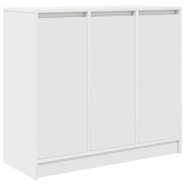 vidaXL Buffet blanc 85x34x76 cm bois d’ingénierie