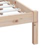 vidaXL Cadre de lit sans matelas bois massif 160x200 cm