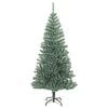 vidaXL Sapin de No&euml;l artificiel avec neige floqu&eacute;e vert 210 cm