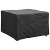 vidaXL Housse pour meubles Uni Noir 60 x 60 x 45 cm tissu