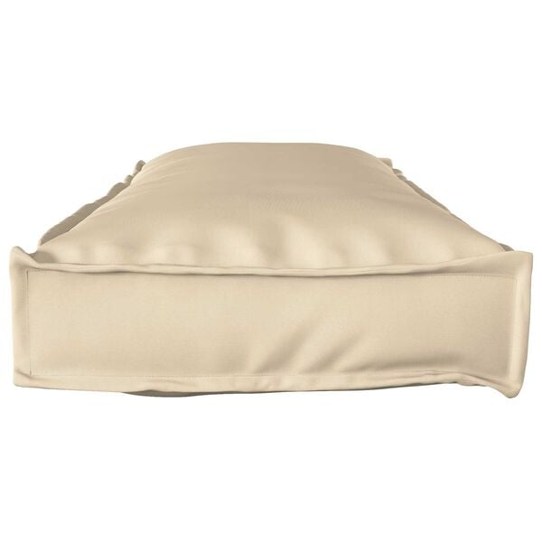 vidaXL Coussin Beige 120 x 40 x 8 cm Tissu Oxford