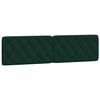vidaXL Cadre de lit sans matelas vert foncé 200x200 cm velours