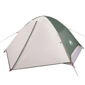 vidaXL Tente de camping &agrave; d&ocirc;me 2 personne vert imperm&eacute;able