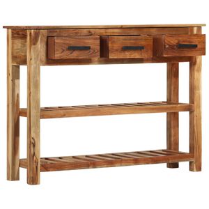 vidaXL Buffet avec 3 tiroirs 110x30x80 cm Bois massif