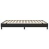 vidaXL Cadre de lit sans matelas noir 160x210 cm velours