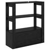 vidaXL Buffet Ch&ecirc;ne noir 30 x 80 x 90 cm Bois d'ing&eacute;nierie