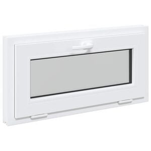 vidaXL Fen&ecirc;tre de sous-sol RISOR 80 x 40 cm PVC et verre