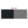 vidaXL Auvent lat&eacute;ral r&eacute;tractable de patio 180x500 cm Noir