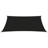 vidaXL Voile de parasol Tissu Oxford trapèze 2/4x3 m Noir
