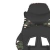 vidaXL Chaise de jeu de massage Noir et camouflage Similicuir
