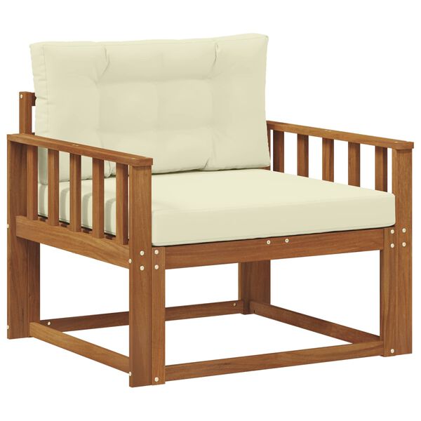 vidaXL Sofa de milieu ext&eacute;rieur Bois d'Acacia Massif Naturel