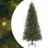 vidaXL Sapin de No&euml;l artificiel avec 300 LED Vert 210 cm PE et PVC