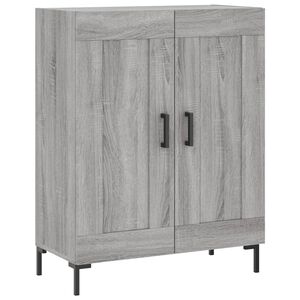 vidaXL Buffet sonoma gris 69,5x34x90 cm bois d'ing&eacute;nierie