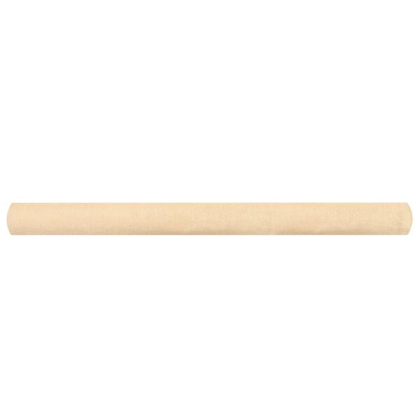 vidaXL Filet brise-vue PEHD 1,5 x 10 m Beige