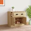 vidaXL Buffet ch&ecirc;ne sonoma 70x35,5x67,5 cm bois d'ing&eacute;nierie