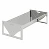 vidaXL Trough d'alimentation pour le b&eacute;tail Argent 108 x 50 x 28 cm