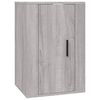 vidaXL Ensemble de meubles TV 2 pcs Sonoma gris Bois d'ing&eacute;nierie