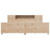 vidaXL Cadre de lit sans matelas 180x200 cm bois massif de pin