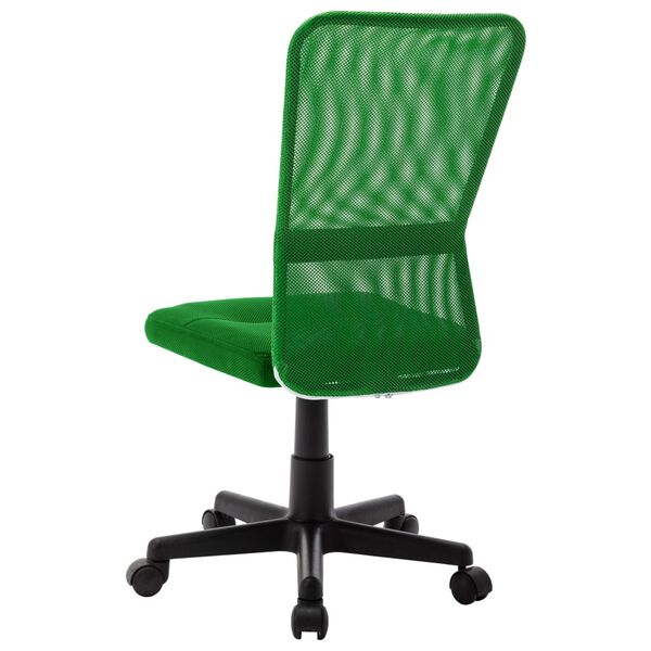 vidaXL Chaise de bureau Vert 44x52x100 cm Tissu en maille