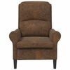 vidaXL fauteuil Marron Simili cuir