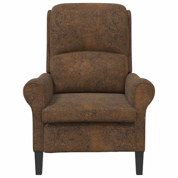 vidaXL fauteuil Marron Simili cuir