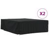 vidaXL Housses de salon de jardin 2 pcs 350x260x90cm 420D tissu oxford