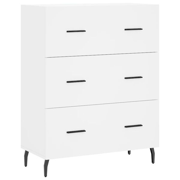 vidaXL Buffet blanc 69,5x34x90 cm bois d'ing&eacute;nierie