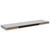 vidaXL &Eacute;tag&egrave;res murales flottantes 4 pcs Gris b&eacute;ton 90x23,5x3,8cm MDF