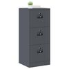 vidaXL Cabinet de Dossier avec tiroir Anthracite 45,5 x 42 x 106,5 cm