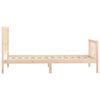 vidaXL Cadre de lit sans matelas 90x200 cm bois massif