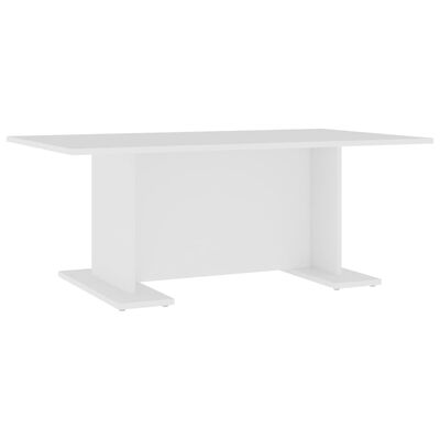 vidaXL Table basse Blanc 103,5x60x40 cm Aggloméré